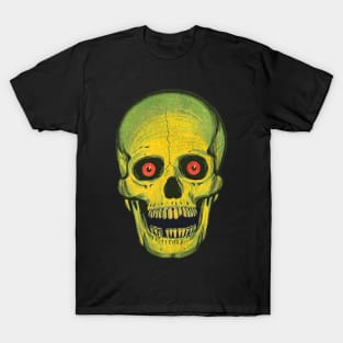 Vintage 80s Style Halloween Skeleton T-Shirt